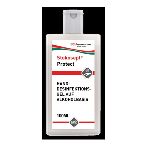 STOKOSEPT Protect Gel désinfectant pour les mains 100 ml flacon base alcool