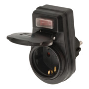 Stopcontactadapter EDS 10 IP44 met aan/uit schakelaar voor buitengebruik in polyzak-5
