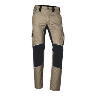 Stretchhose ACTIVIQ sandbraun/schwarz Form 2850 Größe 29