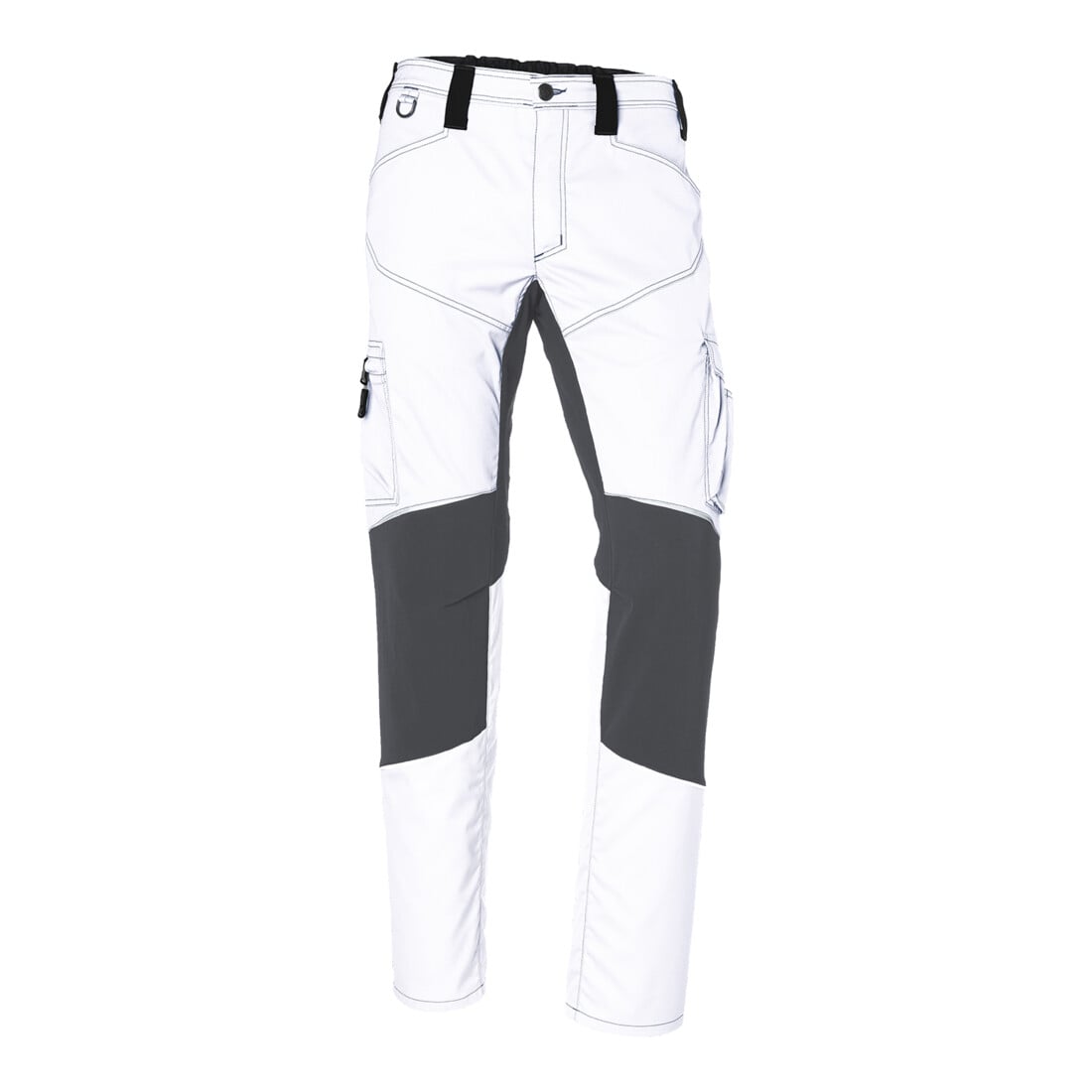 Kübler Stretchhose ACTIVIQ weiß/anthrazit Form 2850