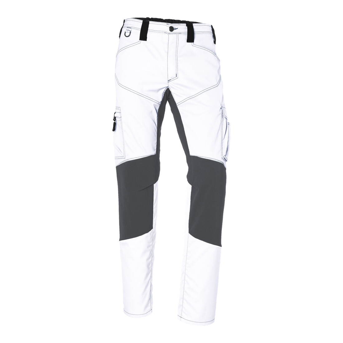 Kübler Stretchhose ACTIVIQ weiß/anthrazit Form 2850