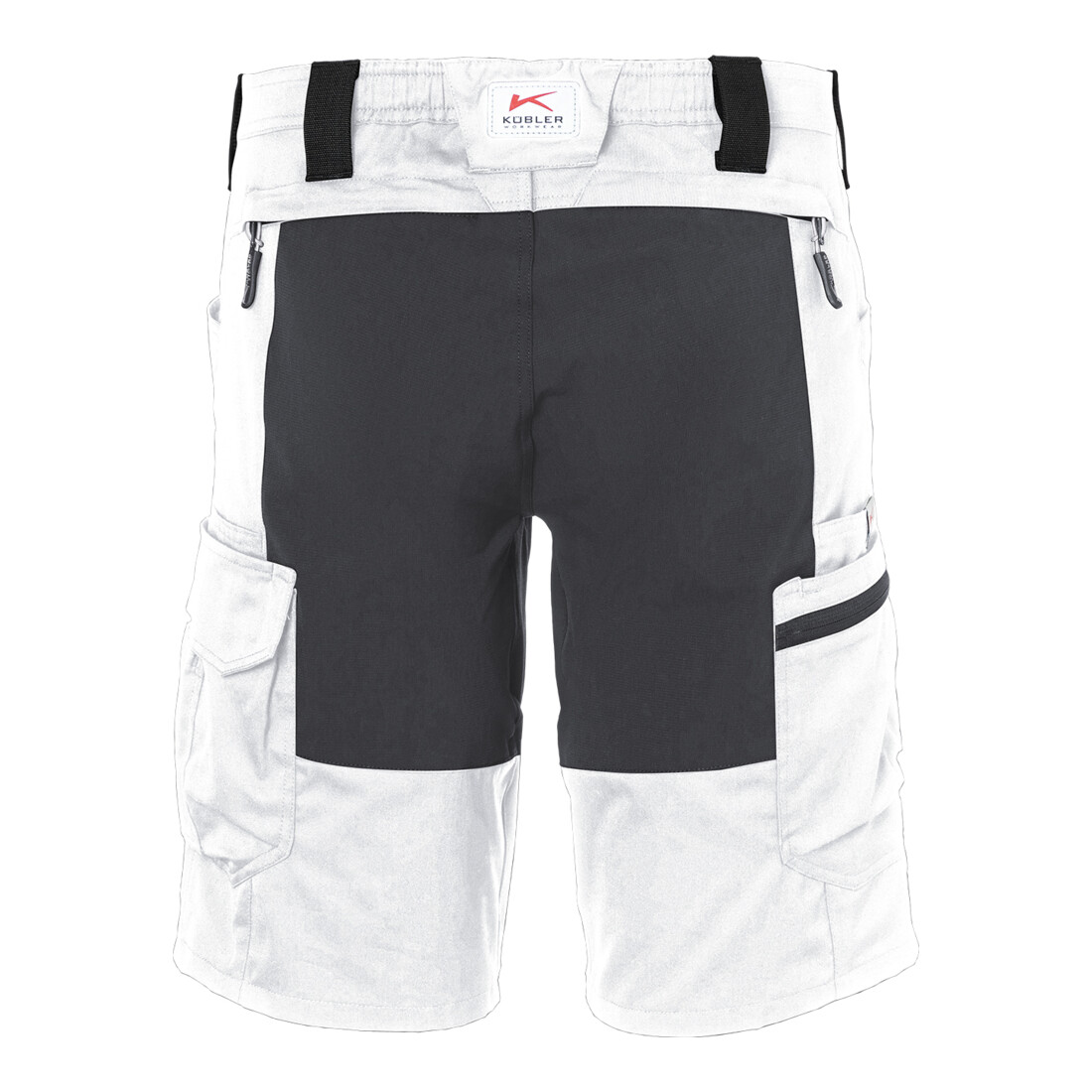 Kübler Stretchshorts ACTIVIQ weiß/anthrazit Form 2950