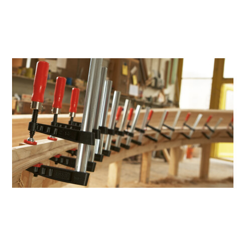 Bessey Morsetto a vite in ghisa malleabile TG con impugnatura in legno