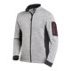 Strick-Fleecejacke CHRISTOPH Gr.L grau/schwarz FHB