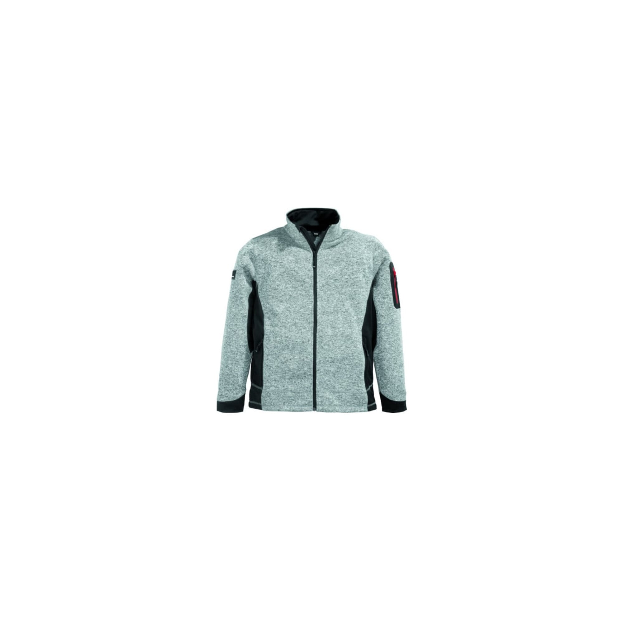 Strick-Fleecejacke CHRISTOPH Gr.M grau/schwarz FHB