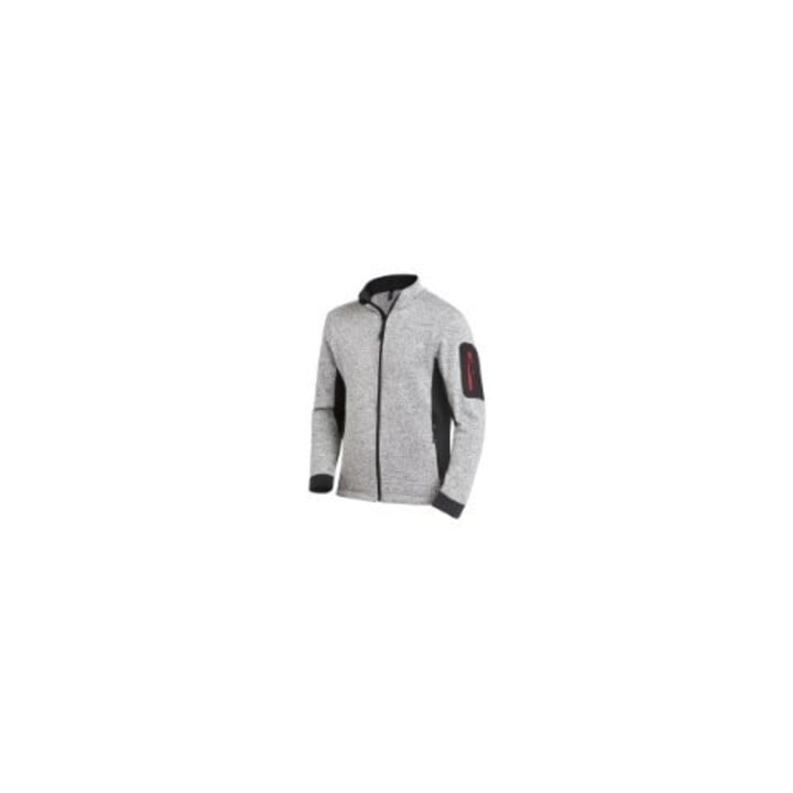 Strick-Fleecejacke CHRISTOPH Gr.M grau/schwarz FHB