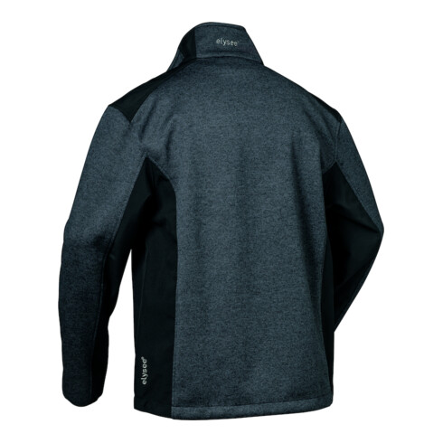 Strick-Fleecejacke Innsbruck Gr.M dunkelgrau/schwarz ELYSEE
