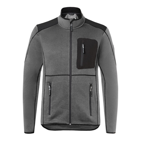 Kübler Strickjacke anthrazit/schwarz Form 1443