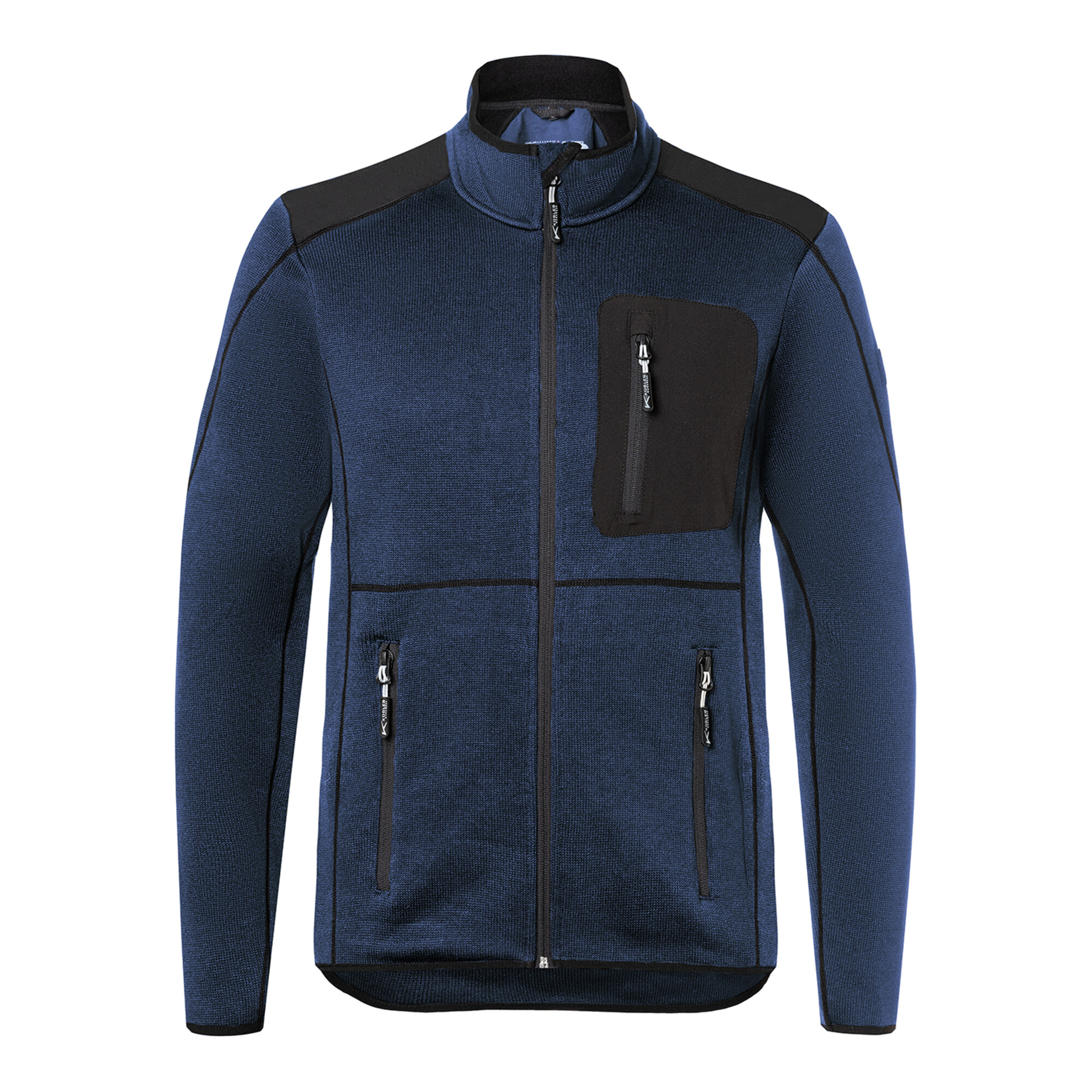 Strickjacke dunkelblau/schwarz Form 1443 Größe XXL ; Kübler Workwear
