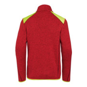 Kübler Strickjacke FOREST LIGHT rot/warngelb Form 1550-3