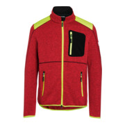 Kübler Strickjacke FOREST LIGHT rot/warngelb Form 1550-1