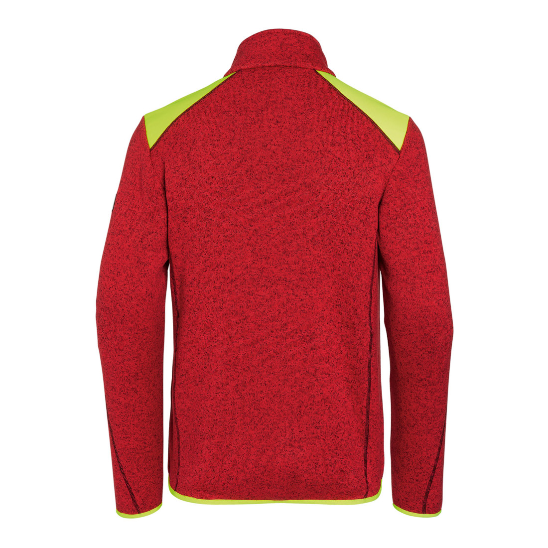 Kübler Strickjacke FOREST LIGHT rot/warngelb Form 1550