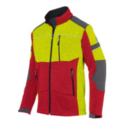 Kübler Strickjacke FOREST rot/gelb Form 1650-4
