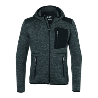 Kübler Strickjacke Light anthrazit/schwarz Form 1441