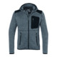 Kübler Strickjacke Light mittelgrau/schwarz Form 1441-1