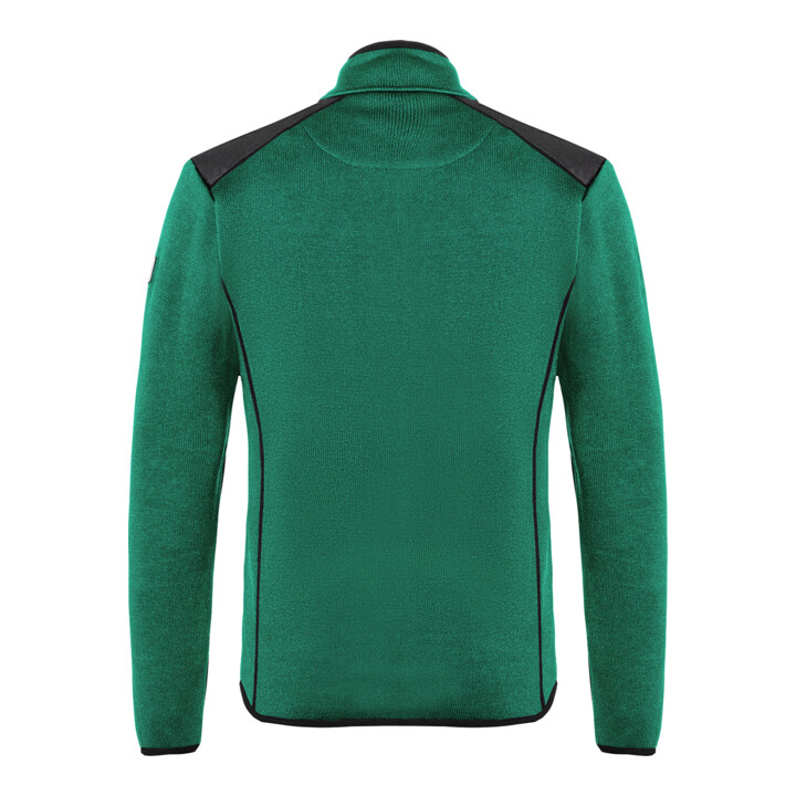 Strickjacke moosgrün/schwarz Form 1443 Größe M