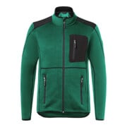 Kübler Strickjacke moosgrün/schwarz Form 1443-2