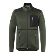 Kübler Strickjacke oliv/schwarz Form 1443-4