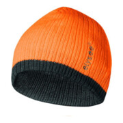 Strickmütze Georg universal orange/grau 100 %PC Feldtmann-2