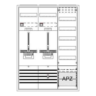 STRIEBEL & JOHN Armoire complète AP3Pkt.A372Z1V5A2
