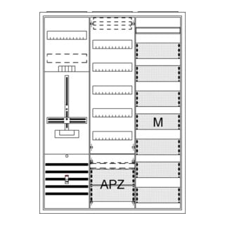 Striebel&John Komplettschrank AP3Pkt.A371Z1V7M1A2 DA37CD