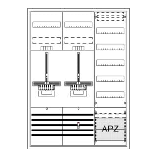 STRIEBEL & JOHN Komplettschrank AP3Pkt.A372Z1V5A2 DA37PG