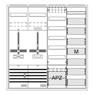 STRIEBEL & JOHN Komplettschrank AP3Pkt.A471Z1S1V7M1A DA47GE