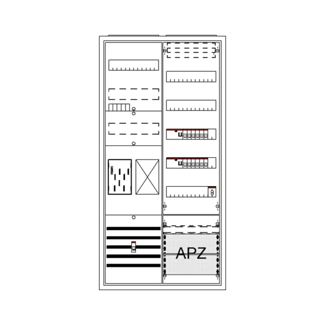 Striebel&John Komplettschrank APBKE-IA271Z1R1V5A2 BA27CBW