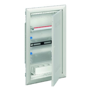 Striebel&John Répartiteur média 3 rangées avec panneau de brassage et porte WiFi UK636MW