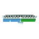 Striebel&John Steckschiene N/PE f.V-Feld N=14,1 ZK225