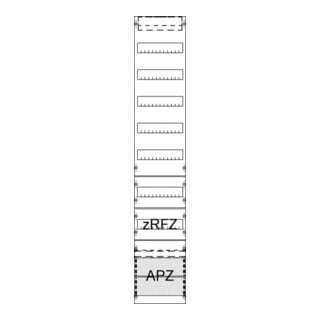 STRIEBEL & JOHN Verteilerfeld FV19A2R1 mit APZ zRfZ1 9RE