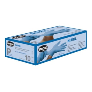 stronghand Einweghandschuhe Kowloon, Nitril, ungep.(Box a 100St.)