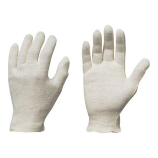 stronghand Gant en tricot Jilin, blanc, T. 10