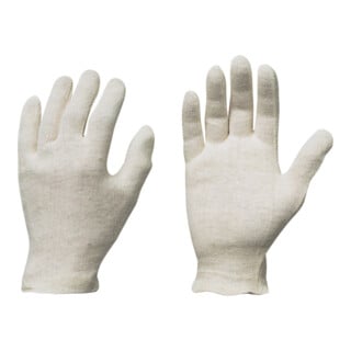 stronghand Gant en tricot Jilin, blanc, Taille 8