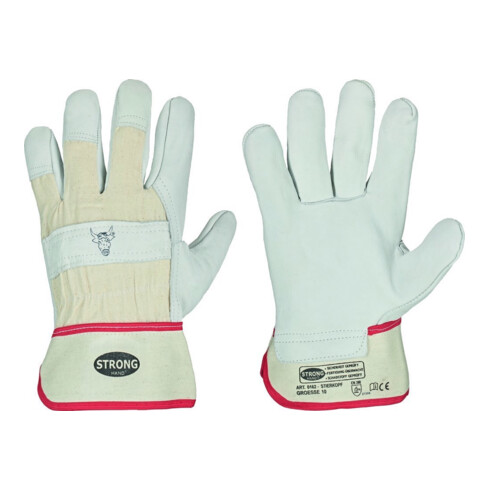 stronghand Gant Tête de Taureau Classic, cuir pleine fleur, taille 11