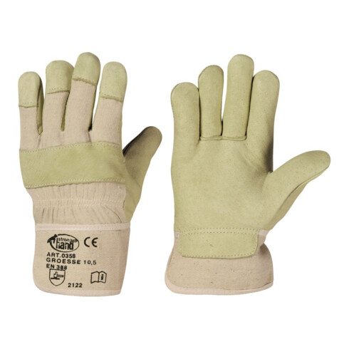 stronghand Gants 88 PAWA, doublés, cuir de porc, taille 10