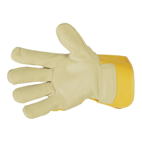 stronghand Gants Elephant, cuir de porc, jaune