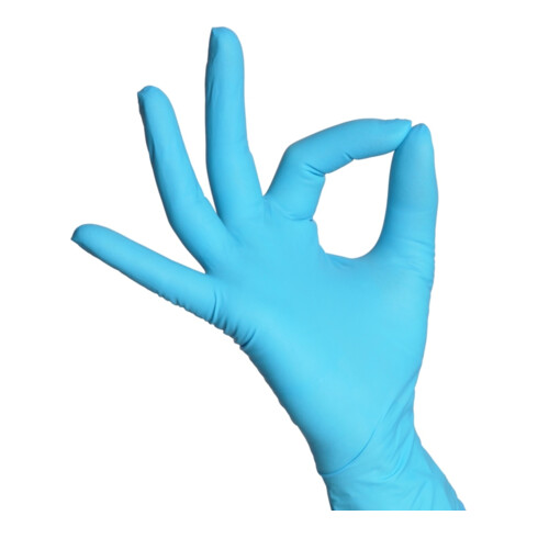 stronghand Gants jetables Kowloon, nitrile, non poudrés, T.10 (boîte de 100)