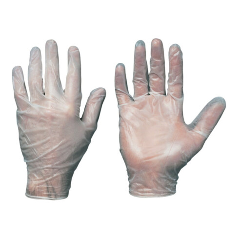stronghand Gants jetables Sanya, vinyle, non poudrés, taille 9 (boîte de 100)