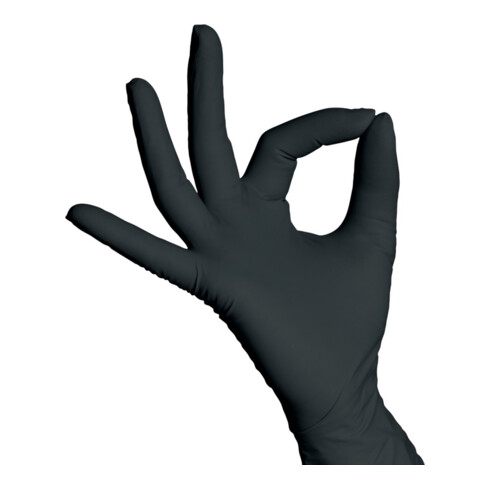 stronghand Gants jetables SHATIN, nitrile, non poudrés, taille 8 (boîte de 100)