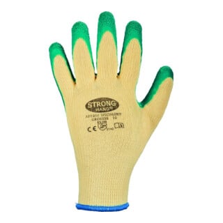 stronghand Gants SpecialGrip, caoutchouc, taille 8, vert