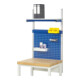 Rau System-Aufbau - Kit 01 P350xH1130mm, piétement gris clair, équipement bleu gentiane-1