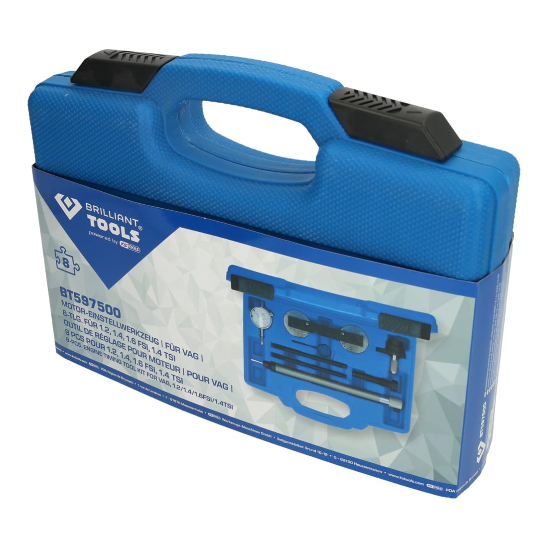 Strumento di regolazione per motori Brilliant Tools per VAG 1.2, 1.4, 1.6 FSI, 1.4 TSI