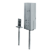 Stützenfuß ETA 07/0285 90x60x110mm STA st.verz.z.Bet.Loch-D.8,5mm 250mm