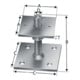 Stützenfuß ETA 07/0285 Typ PPB70G Länge 105mm Breite 70mm Stärke 6mm feuerverz.-1
