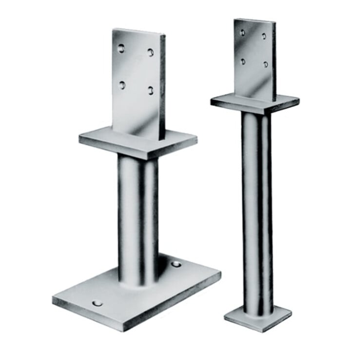 Stützenfuß PIS/PISB 100x80x10mm STA st.verz.z.Schr.
