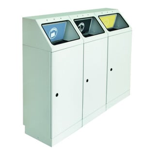 Stumpf Armoire à outils métal Hauteur 180 cm 8 grands tiroirs gris clair gris anthracite