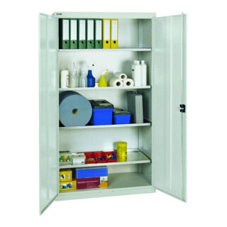 Stumpf Armoire métallique environnementale et armoire à substances dangereuses 90 × 50 × 50 cm gris clair jaune signal