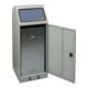 STUMPF Collecteur de matériaux recyclables 70 l H1000×I400×P380 mm gris clair galvanisé, insert, pédale