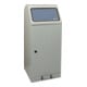 STUMPF Collecteur de matériaux recyclables 70 l H1000×I400×P380 mm gris clair galvanisé, insert, pédale